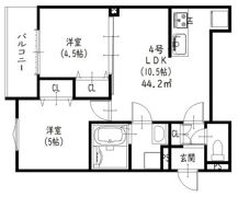 ラモーナ東山町Iの間取り画像