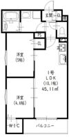 ラモーナ東山町Iの間取り画像