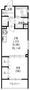 ラモーナ東山町Iの間取り画像