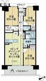 プレイズ阿倍野元町の間取り画像