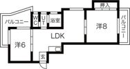 シティーライフ帝塚山の間取り画像