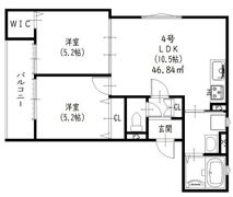ラモーナ東山町IIの間取り画像