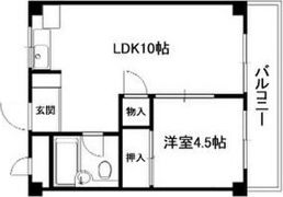谷澤マンションの間取り画像