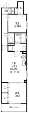 ラモーナ東山町IIの間取り画像