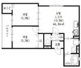 ラモーナ東山町IIの間取り画像