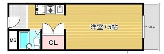 シャローム高井田の間取り画像