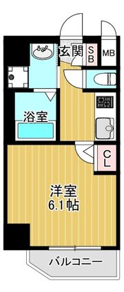 エステムコート梅田北IIゼニスの間取り画像