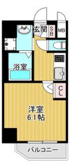 エステムコート梅田北IIゼニスの間取り画像