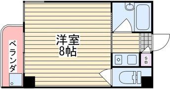 ベルジュネスの間取り画像
