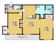シルフィードうめきたの間取り画像
