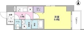 LOWLANDS西天満の間取り画像