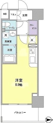 LOWLANDS西天満の間取り画像