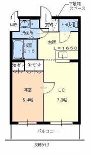 リバーサイド金岡六番館の間取り画像