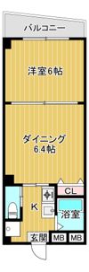 アルファ西天満の間取り画像