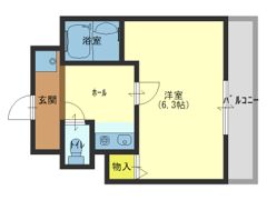 ディナスティ清水谷IIの間取り画像