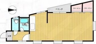 ロイヤルハイツ瓜破の間取り画像