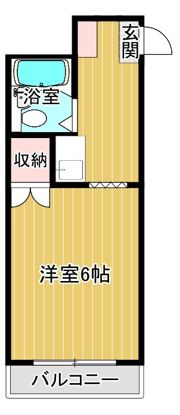 メゾンみかさの間取り画像