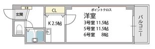 コンフォール長吉の間取り画像
