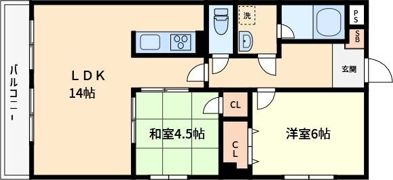 ラシーヌ御崎の間取り画像
