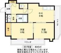 ラパンジール粉浜の間取り画像