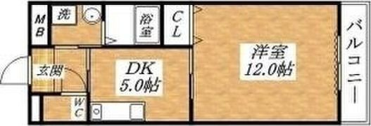 ビッグルーム平野の間取り画像