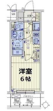 スワンズシティ大阪城ノースの間取り画像