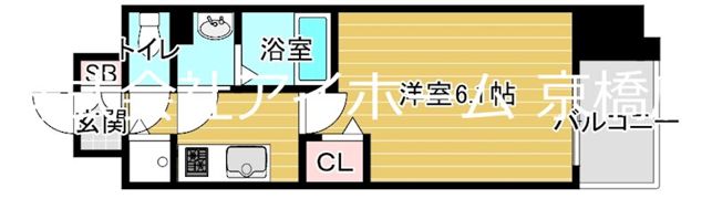 スワンズシティ大阪城ノースの間取り画像