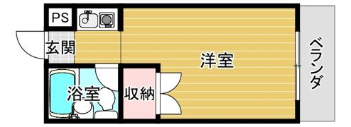 サニーハイツの間取り画像