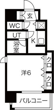 アクアプレイス梅田IIIの間取り画像