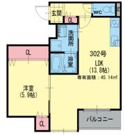 クリエオーレ諸口IIIの間取り画像