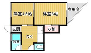ニューアケボノマンションの間取り画像