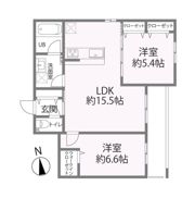 オーベル今里 southの間取り画像