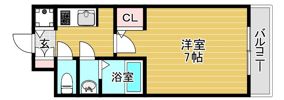 クレアート大阪トゥールビヨンの間取り画像