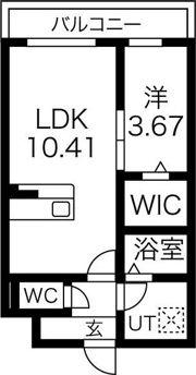 エスグランデ中崎町の間取り画像