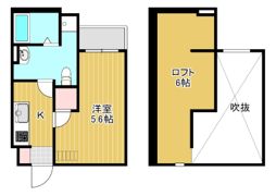 アベニール林寺の間取り画像