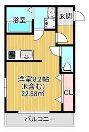 クライス横堤の間取り画像
