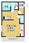 クライス横堤の間取り画像