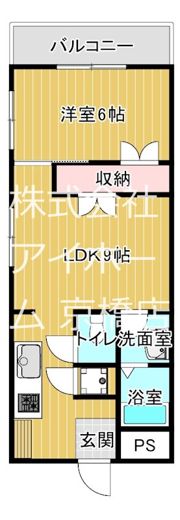 宝コーポの間取り画像