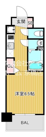 ララプレイス京橋シティオスの間取り画像