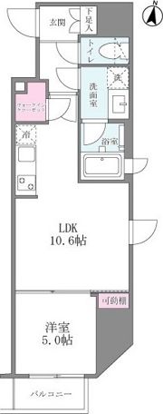 シーズンフラッツ梅田北の間取り画像