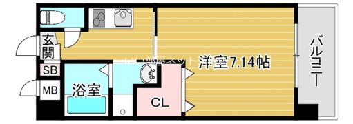 ネオシティ天神橋の間取り画像