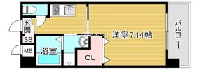 ネオシティ天神橋の間取り画像
