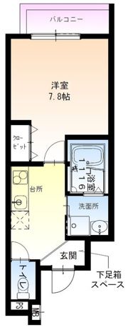 フジパレス岩田町ノースの間取り画像