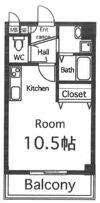メルベーユ高井田の間取り画像