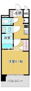 プレサンス東小橋エレディータの間取り画像