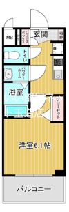 プレサンス東小橋エレディータの間取り画像