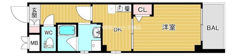 フェリスコート鶴見の間取り画像