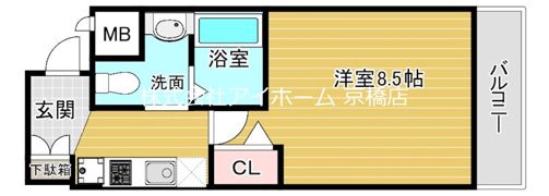ファーストフィオーレ京橋イーストの間取り画像
