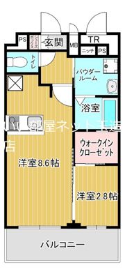 プレサンス東小橋エレディータの間取り画像