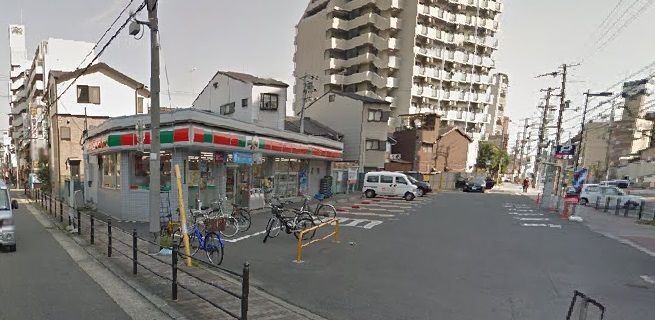近くのサンクス 新今里3丁目店まで446m（徒歩6分）